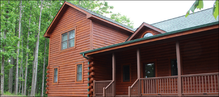 Log Home Staining in Craig County, Virginia