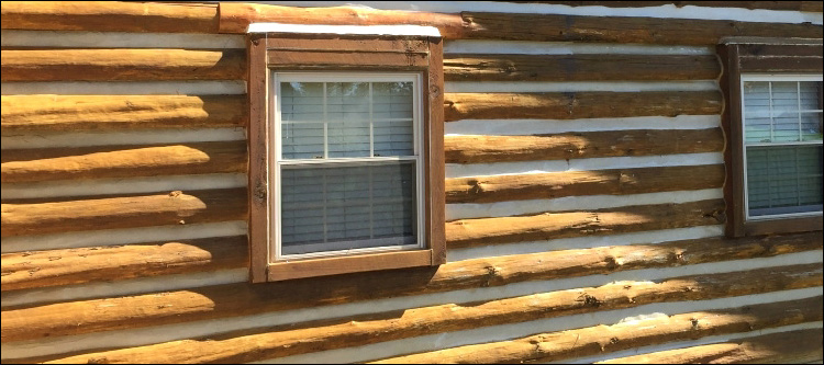Log Home Whole Log Replacement  Paint Bank, Virginia