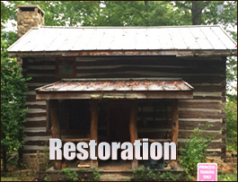 Historic Log Cabin Restoration  Craig County, Virginia
